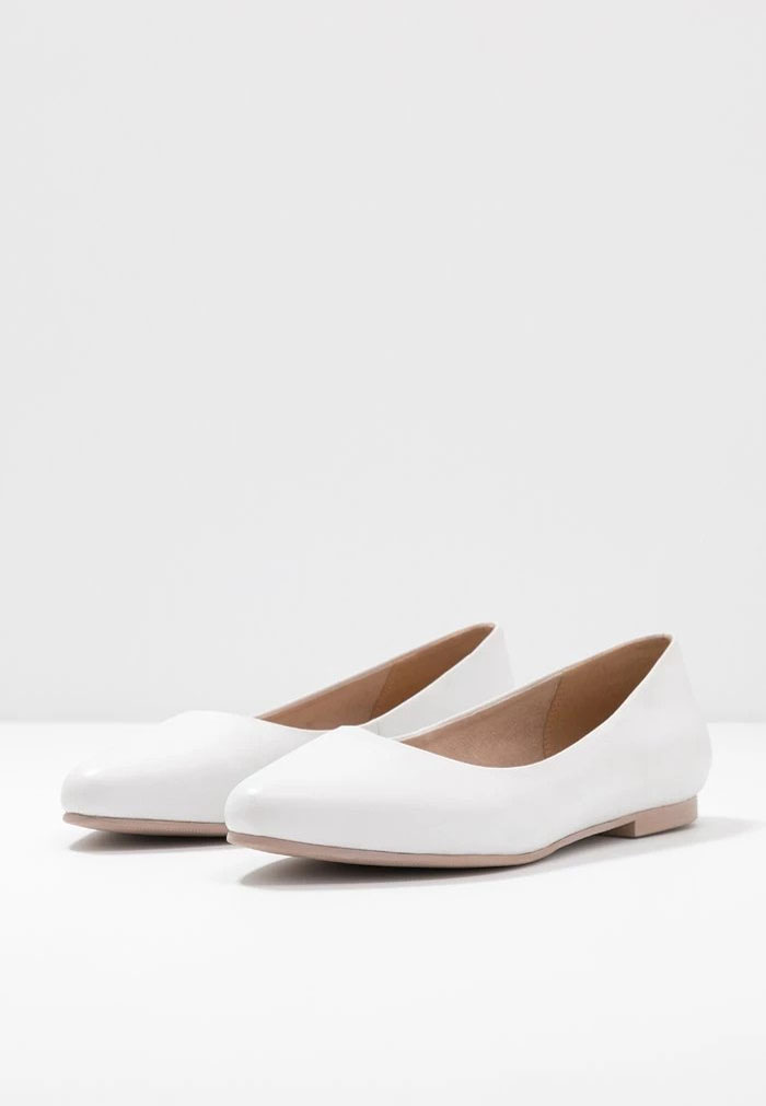 Ballerine ANNA FIELD Anna Field Cuir Blanche Femme | QAG-4267972